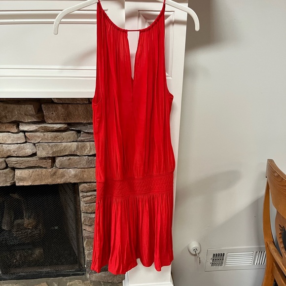 Ramy Brook Shelly Drop Waist Dress, Small, Red - Picture 4 of 6